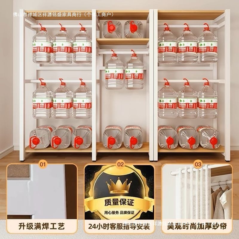 简易衣柜卧室家用衣帽间架子转角衣橱结实耐用开放式组装金属衣柜|undefined