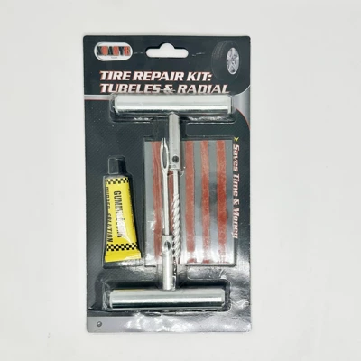 Kempinq və səyahət Tool Set, Universal Quick Tire - stainless-steel-solid-tire-repair-8-piece-kit