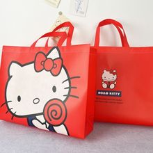 新款生日礼物手提袋大容量可爱女生外出儿童服装店手提袋无纺布