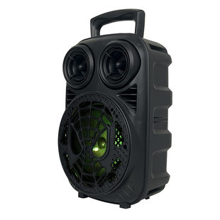 Small handheld speakers, megaphone with light, entertainment microphone, 6.5 inch