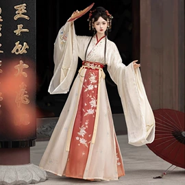 汉服套装;儿童表演服;童汉服