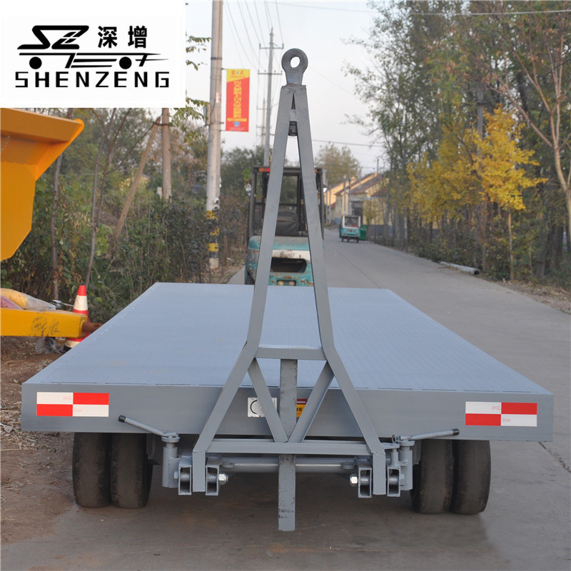 15吨平板拖车 场内中专车 平板托盘 工具车 运输拖车