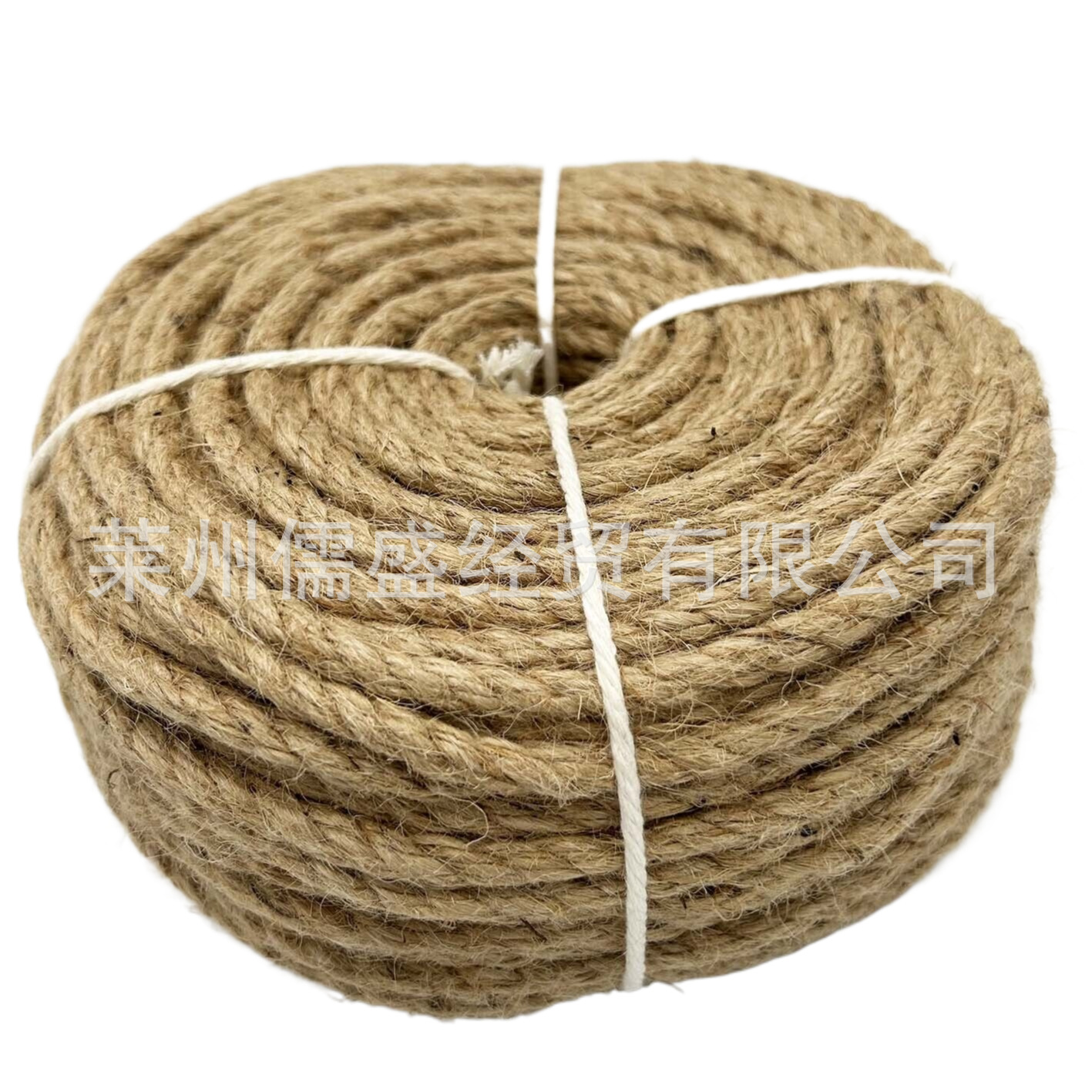 厂家原色三股黄麻绳装饰品材料绳子6MM 50米猫爬柱绳手工捆绑绳