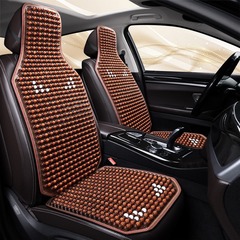 車のクッション夏涼しいクッション木製ビーズ換気シートクッションワンピース夏通気四季通用トラックシートクッション