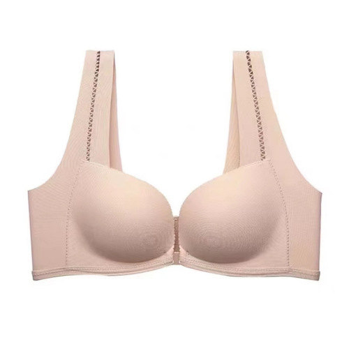 Original Patented Front Button Seamless Bra Set for Women with Small Breasts, Push Up, Breast Support, Anti-Sagging Pure Desire Bra Set