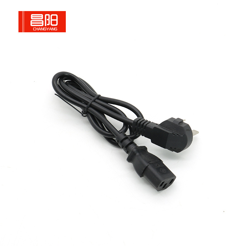 厂家大量供应国标电源线品字尾电源线2芯3芯长度1米2米欢迎订购