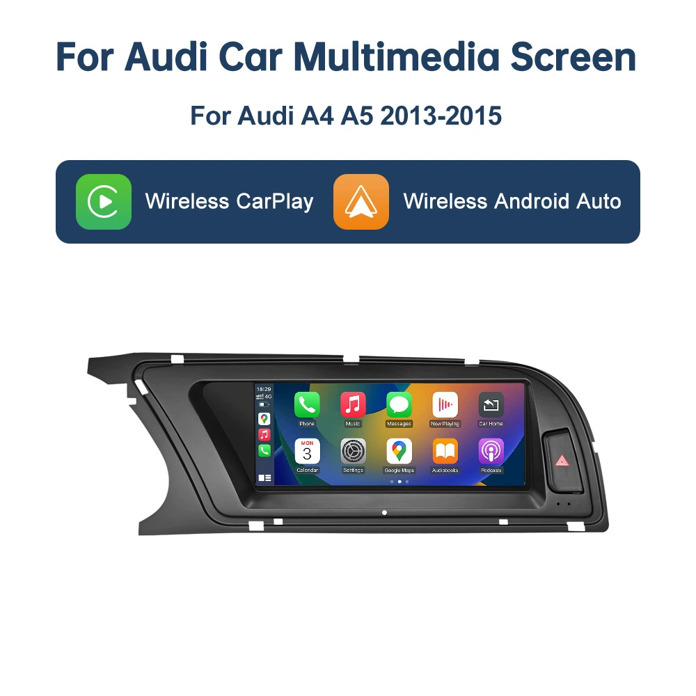 8,9-дюймовый беспроводной дисплей CarPlay для радиоплеера A4 A5 2013-2015