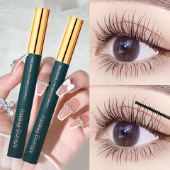 MKINGPRETTY Color Mascara for Women Waterproof and Sweatproof Slim Long Curly Thin Brush Head Thick and Super Long
