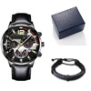 Classic fashionable calendar, quartz watches, belt, men's watch, Aliexpress, wholesale