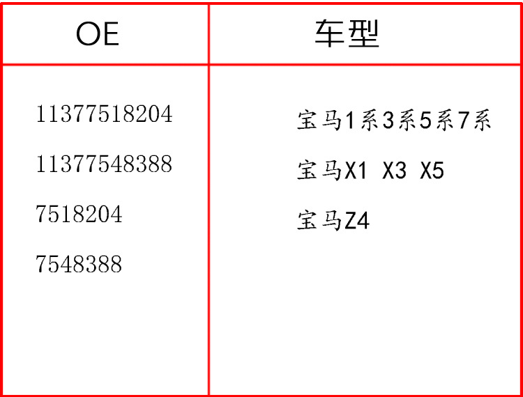 11377548388 A2C53122965 A2C59515105 11377518204 Is Suitable for Bmw
