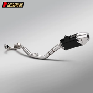 CRF250 300 tam qaz borusu, CRF300L paslanmayan polad ön boru və səsboğucu üçün