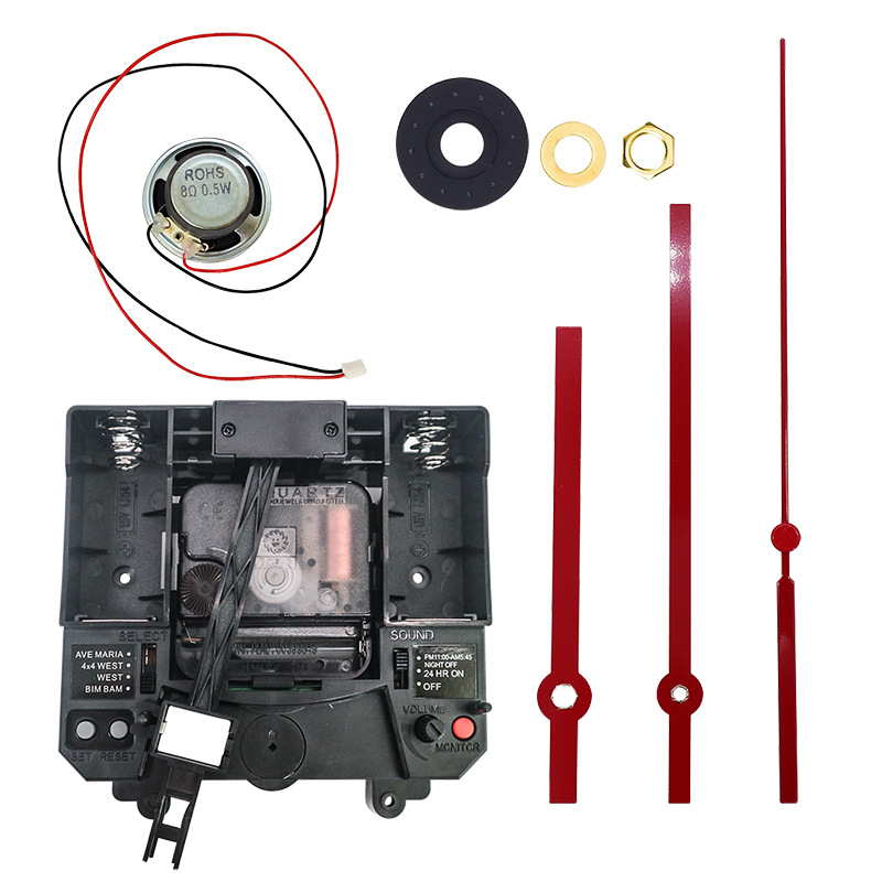 Sol marca Ximin templo 4 tipos de música hora temporizador integrado 300g swing reloj movimiento DIY reloj Accesorios