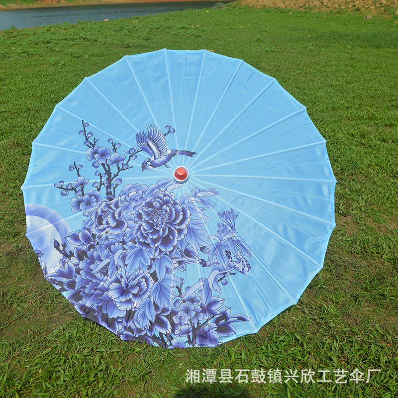 Paraguas de papel engrasado impermeable paraguas artesanal para niños paraguas decorativo antiguo accesorios de fotografía al aire libre impresión paraguas de baile al por mayor