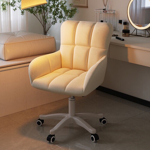 Computer chair home simple and comfortable girls' bedroom makeup chair dormitory chair college student backrest desk chair