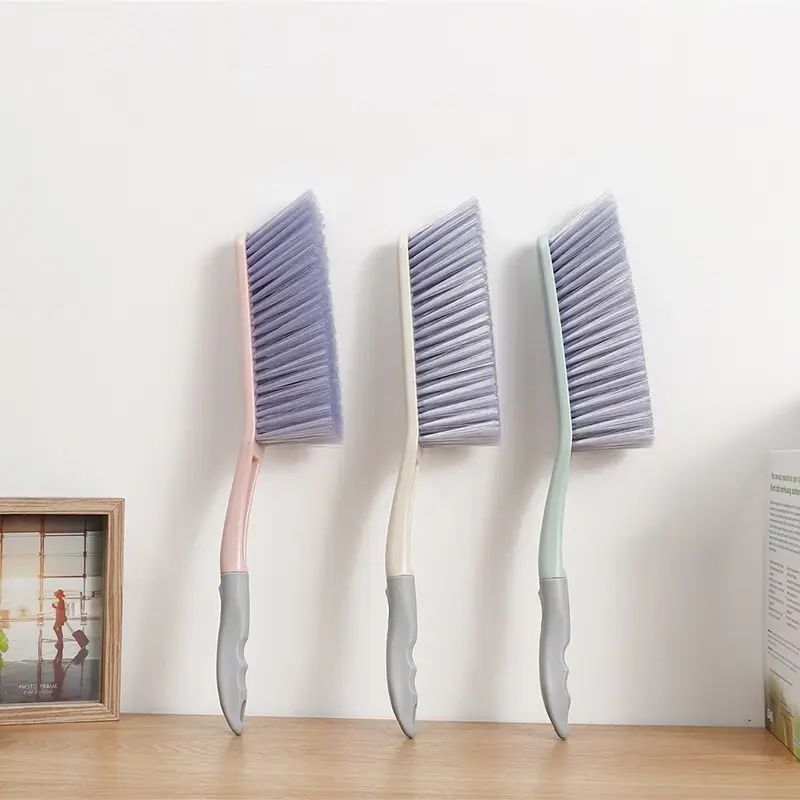 办公家用神器防滑手柄清洁刷弹尘刷床刷单把颜色随机