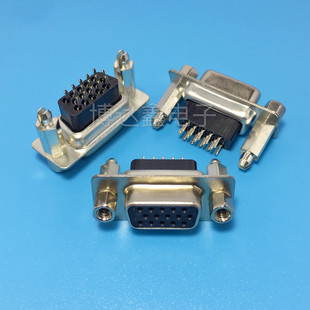 ���_�����VGAĸ��DB15Pֱ��180����ʽֱ�厧�̶����������B����