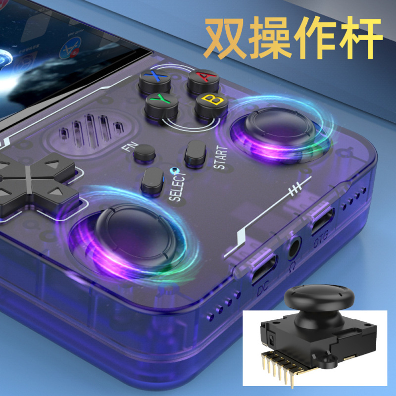 R36XX掌上游戏机r36xx复古怀旧开源掌机可联机对打可连WiFi多功能|undefined