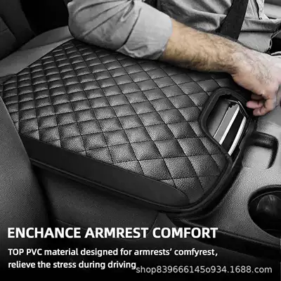Suitable for Dodge Ram 2013-2024 Ram2500/3500/1500 Car Armrest Box Armrest Pad (Armrest box) - dodge-ram-armrest-box-black