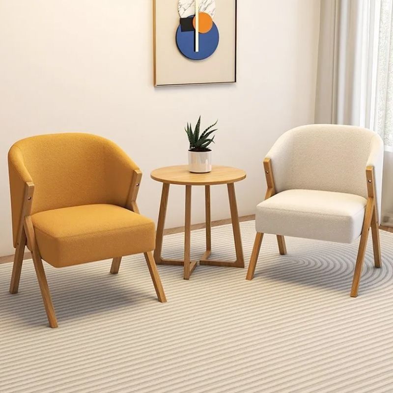 Nordic Single Sofa Balcony Designer Negotiation Table and Chair Simple B&B Hotel Room Bedroom Leisure Chair Combination