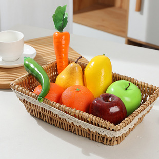 Simulated Fruit Foam Vegetable and Fruit Model Apple Mango Orange Green Pepper Home Decoration Photography Props and Ornaments