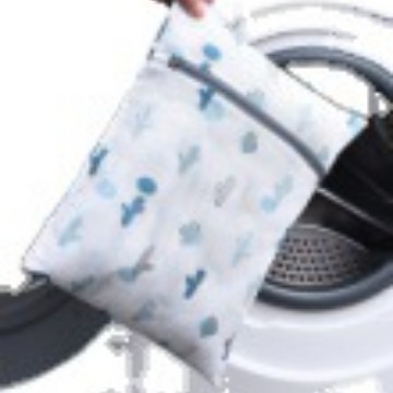 180g de malla fina de impresión bolsa de lavandería sujetador ropa interior bolsa de lavado pantalones abrigo bolsa de lavandería bolsa de malla traje al por mayor