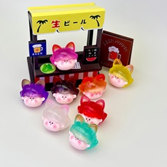 かわいいリスのオーナメント、かわいいDIYジュエリーアクセサリー、ブラインドバッグ、キーホルダーペンダント、デスクトップオーナメント