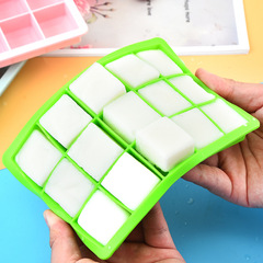 Silicone Ice Tray with Lid 15-Hole Ice Tray 24-Square Ice Cube Mold Bar Home Use Ice Cube Mold Summer Best Seller