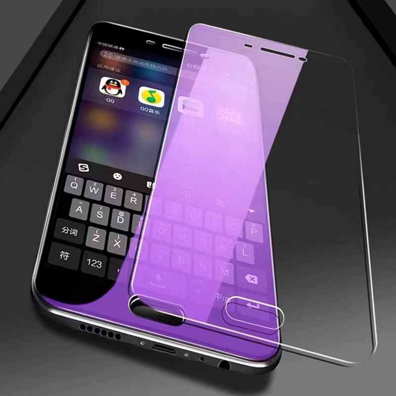 Пластина/Защитная пленка Applicable OPPO A97 закаленное стекло A57 взрывоустойчивая A38 анти-синий свет A17 фиолетовый свет анти-падение A78 защитная пленка
