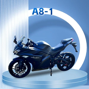 Cross-Border Foreign Trade Adult Electric Vehicle Electric Motorcycle Black Motorcycle Pedal A8-1 Adult Travel Electric Vehicle