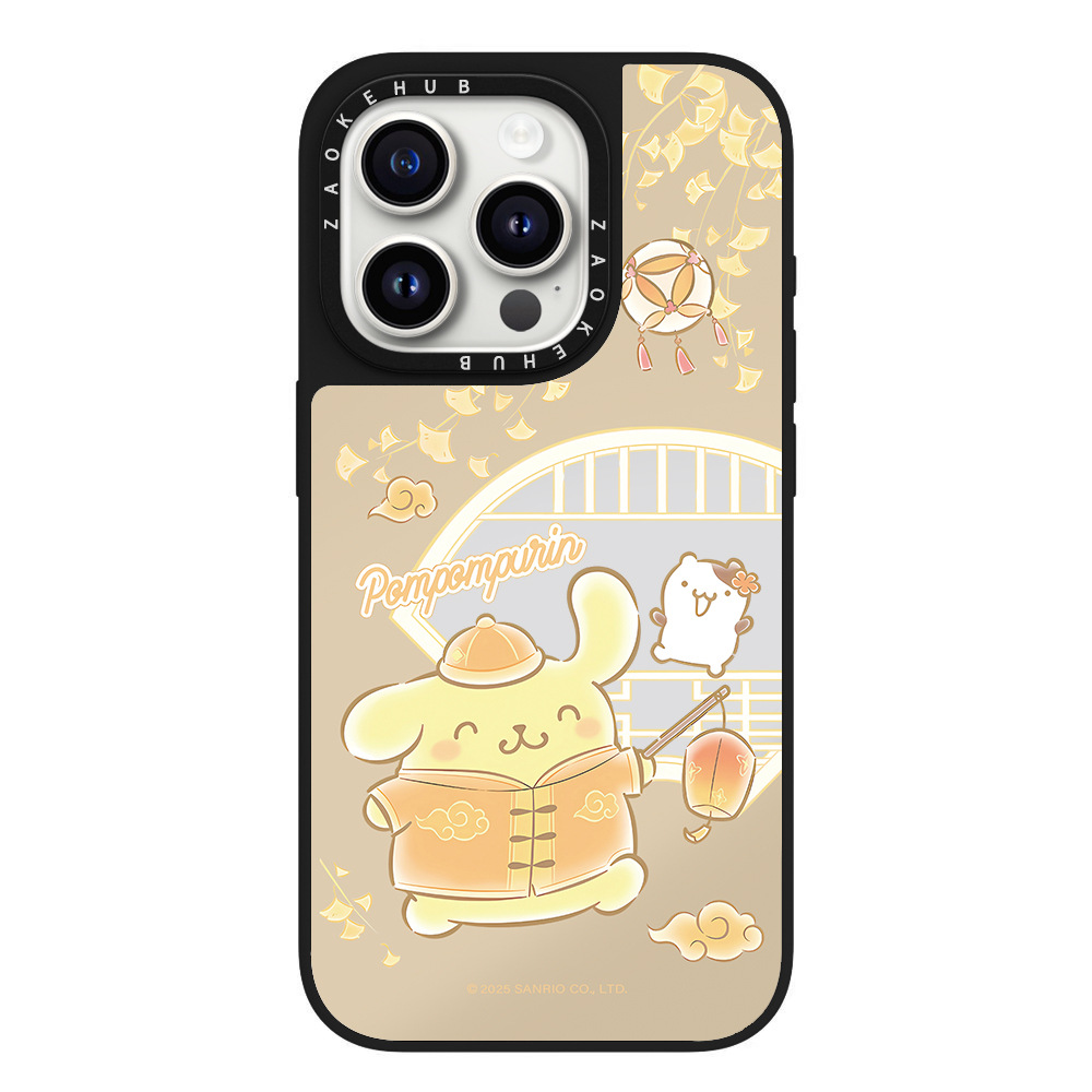 ZAOKEHUB 아이폰 거울 마그네틱 하드 케이스 귀여운 만화 인스타 감성 iPhone 12~