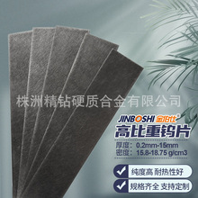 高比重钨片 钨镍铜长条 表面磨光钨镍铜薄板 钨合金无磁板材