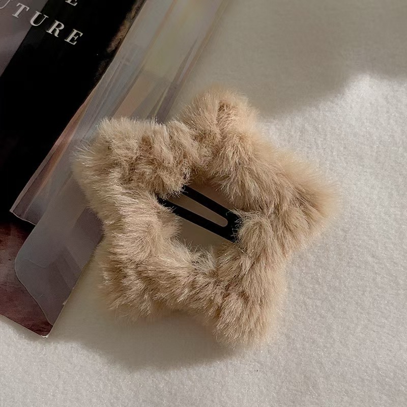 Thick-haired five-pointed star [coffee]