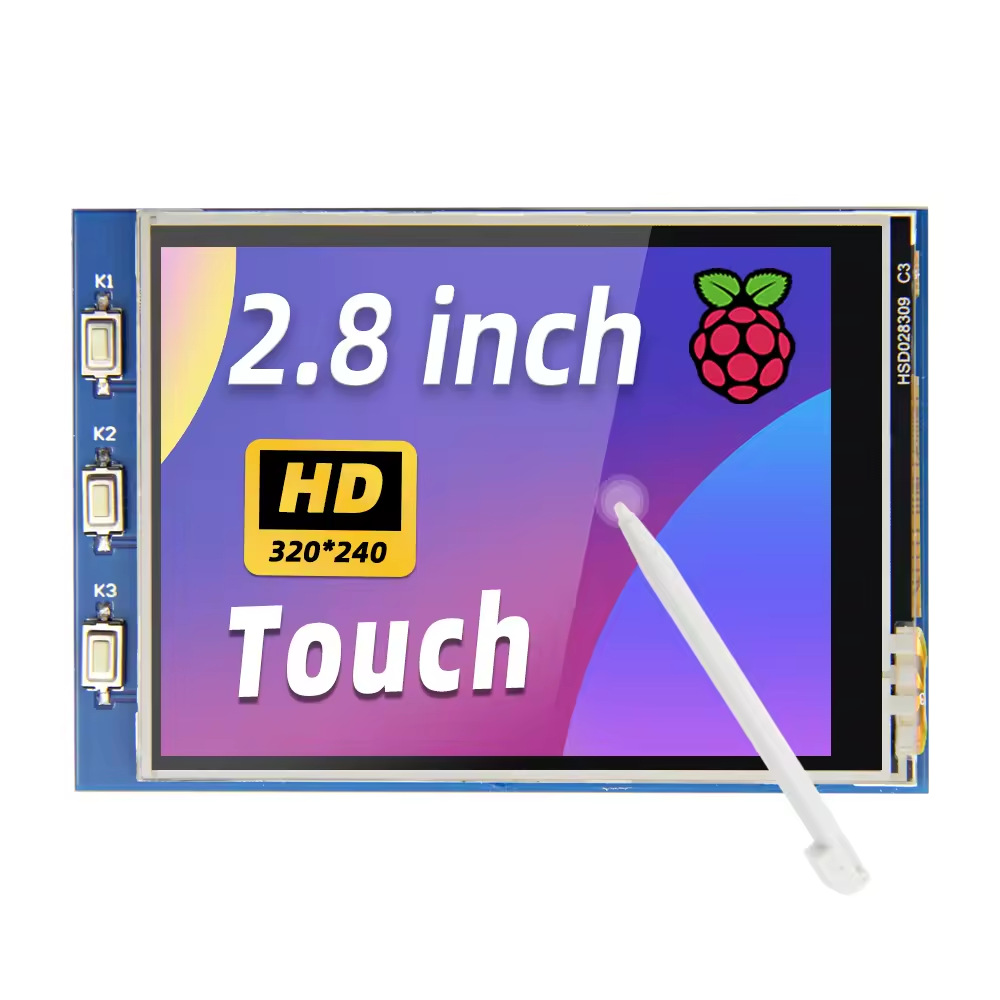 树莓派B型3代4代5代2.8 3.5寸2.4寸/2.8寸/3.2寸/3.5寸触摸显示屏