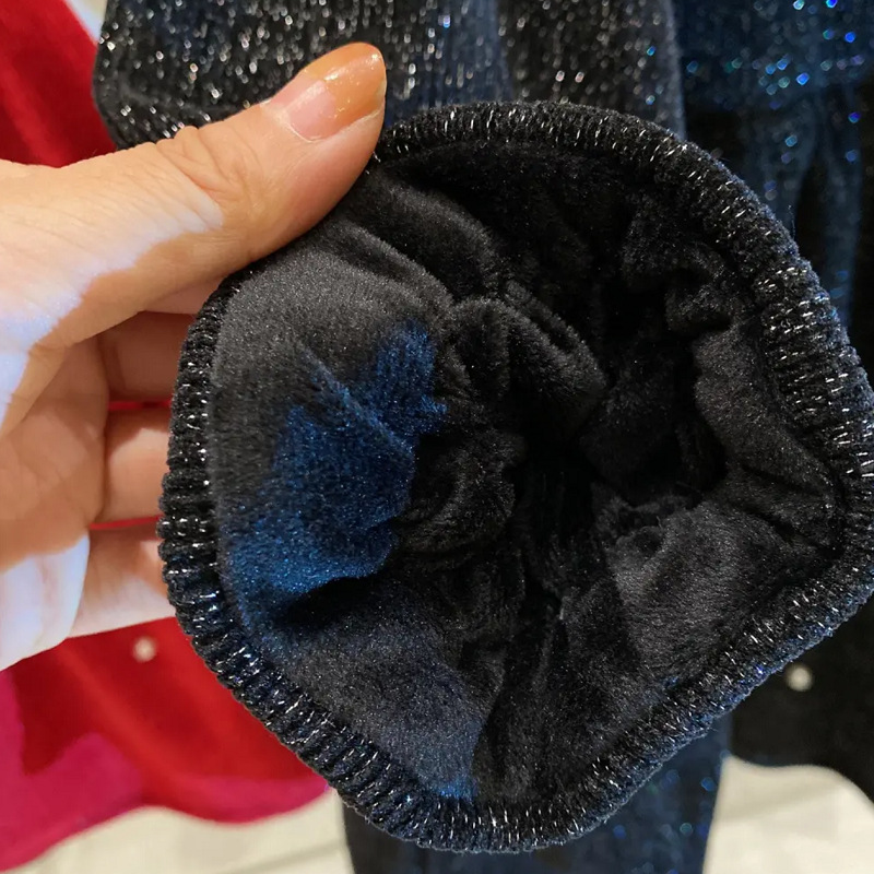 Christmas Girls' Clothing Winter Women's Treasure Gift Bowknot Chenille Princ Sparkling Temperament Dr New Year_voghion.com