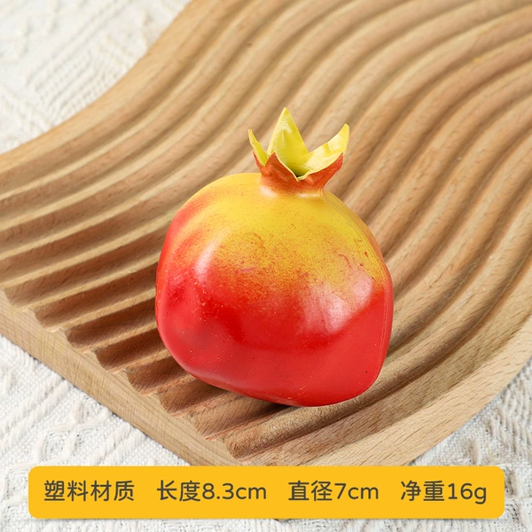 Plastic pomegranate