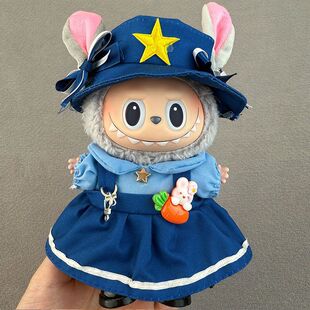 �H����labubu17cm�m��ë�q���z�����Ɍ�һ����������ȹ�����b����