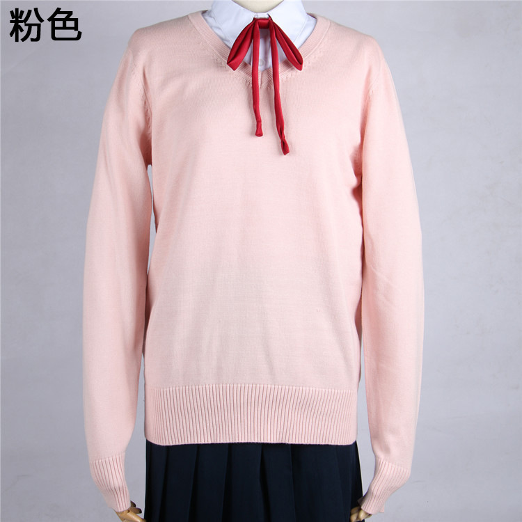 Japanese Campus Style JK-DK Uniform Male and Female Students Knitted Pullover V-Neck Autumn and Winter Warm Knitted Long Sleeve Spot Japanese Campus Style JK-DK Uniform Male and Female Students Knitted Pullover V-Neck Autumn and Winter Warm Knitted Long Sleeve Spot