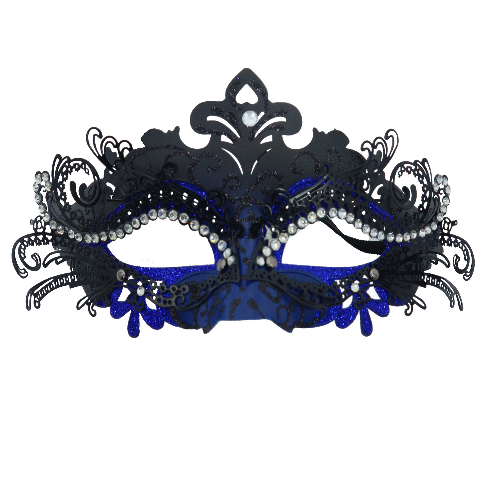 Ventas transfronterizas máscaras de hierro forjado de plástico de alta calidad máscaras de maquillaje de plástico pintadas máscaras de carnaval