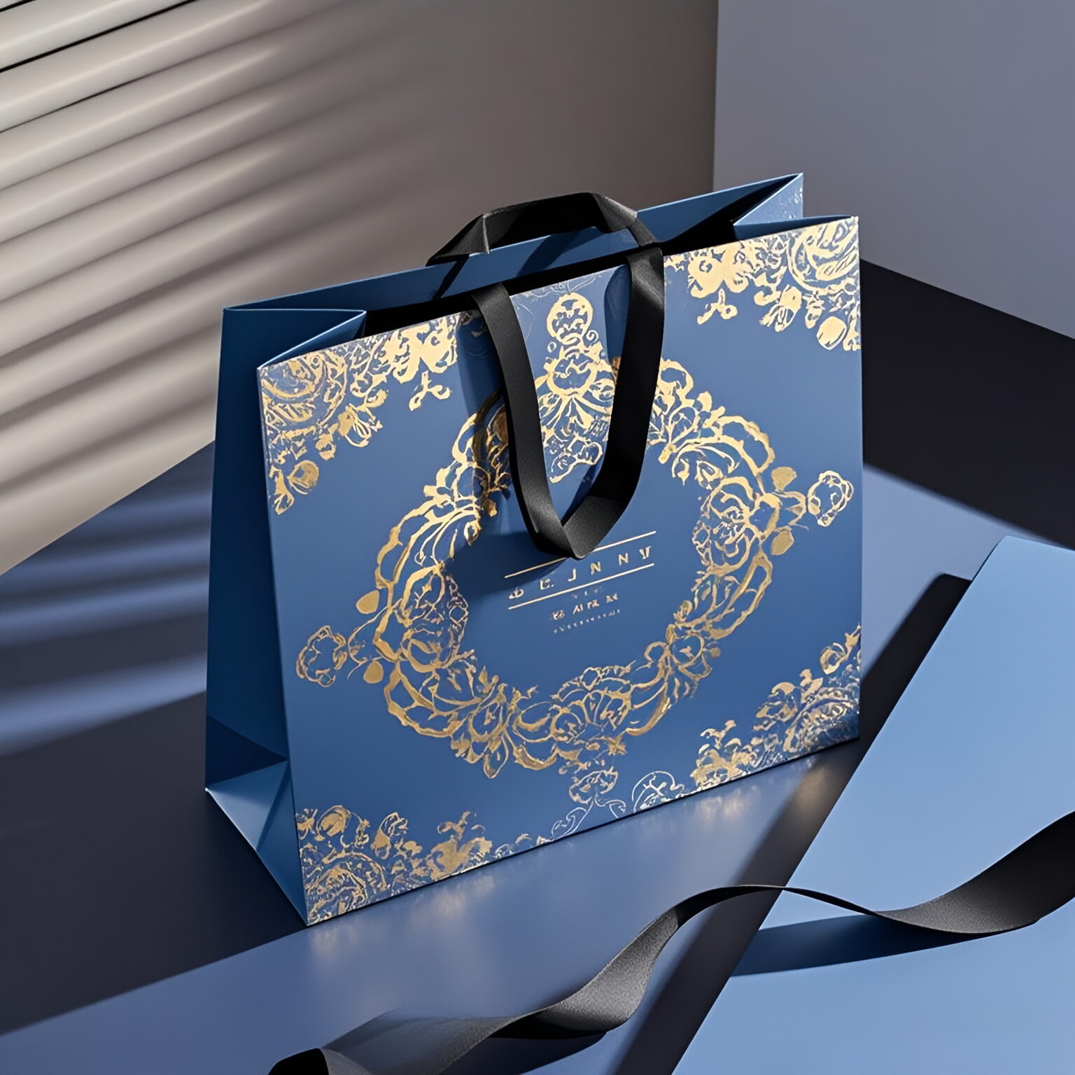 纸袋啶制手提袋礼品袋服装店礼品袋子轻奢高档烧烤鲜花供应方底