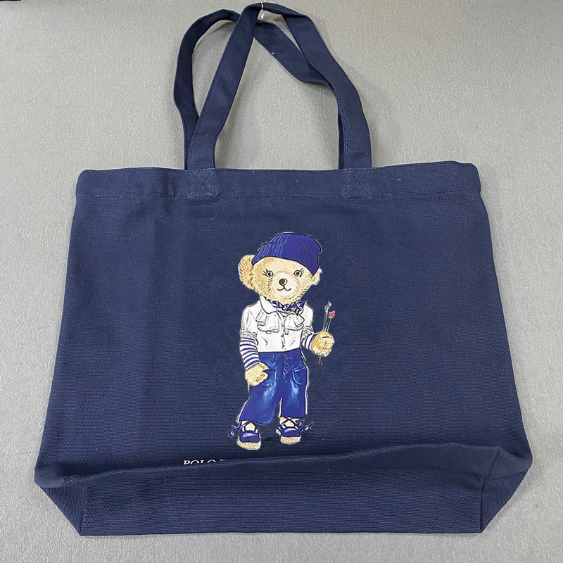 진한 파란색(꽃을 들고 있는 곰)