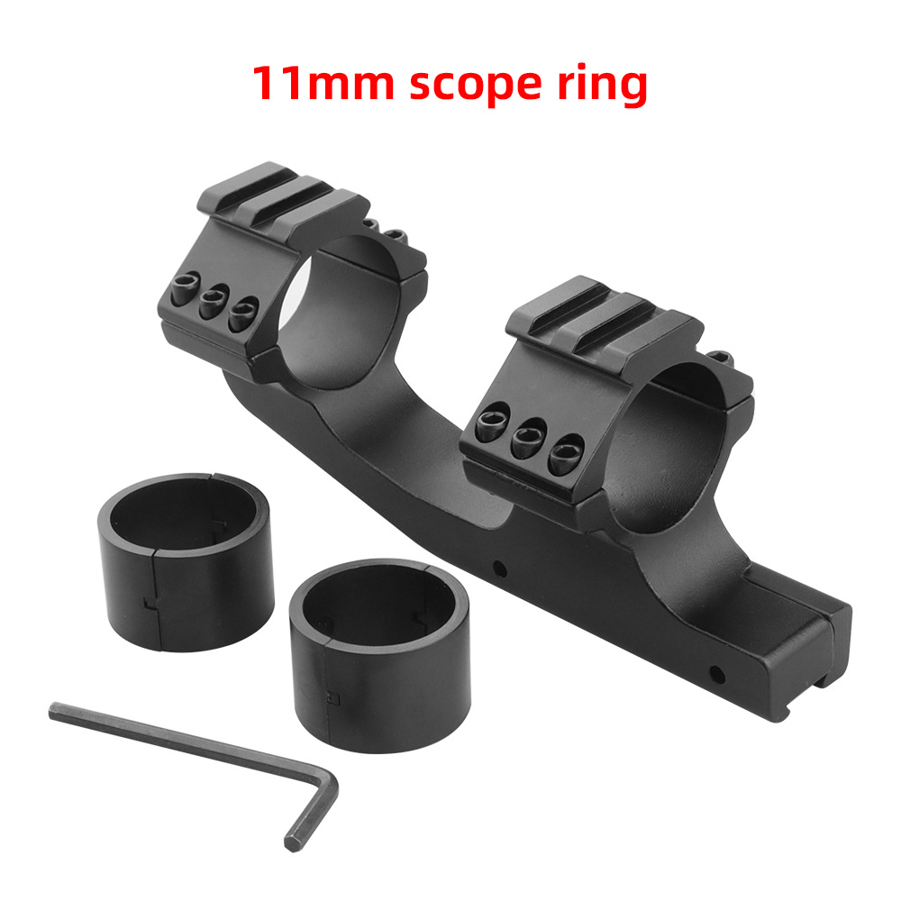 11mm连体支架瞄镜后延支架 连体窄11mm底座支架30mm 25.4mm支架