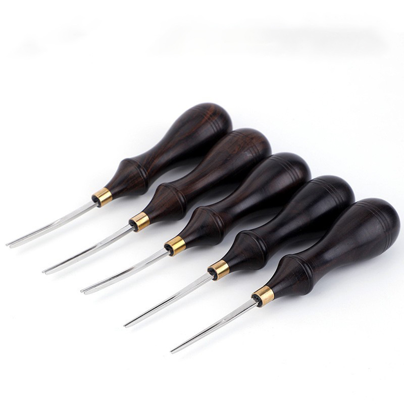 Cuchillo de corte de borde de sándalo cuchillo biselado dispositivo DIY herramienta de cuero recorte borde cortador de borde de cuero Shaper