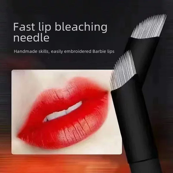 Tattoo embroidery shadowless needle tattoo embroidery needle piece curved embroidery handmade bleaching lip rapid coloring needle handmade fog eyebrow needle tattoo lip handmade