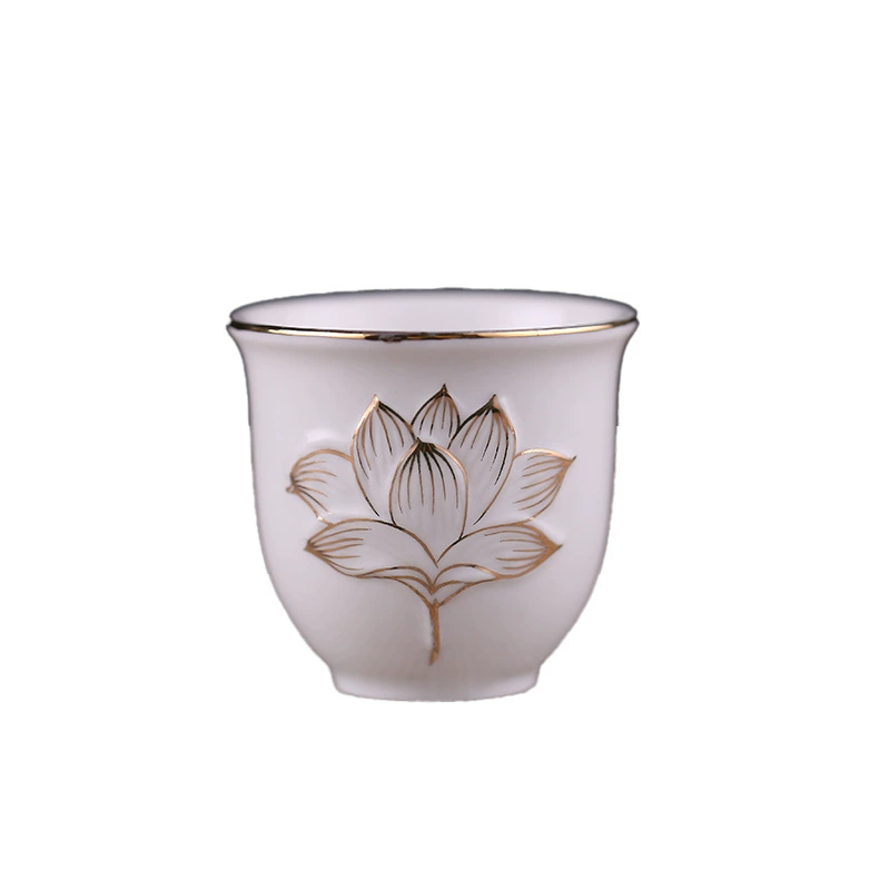 Ceramic sacrificial offering cup, offering cup, ancestor worship tomb sweeping, soju, white wine cup, wine cup, Buddhist hall holy water cup, water cup