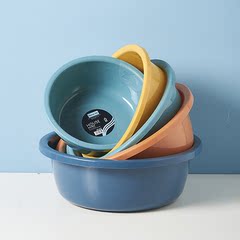 春雨メーカー盆卸売りプラスチック洗面器デザインロゴ厚いプラスチック洗面器広告盆プレゼント盆