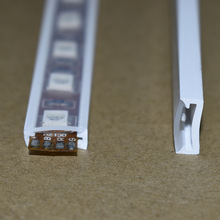 霓虹灯双色硅胶套管0513透明亮面正面发光10MM板用柔性灯带套管