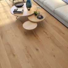 适用橡木纯三层实木复合地板家用地暖大自然环保北欧原木色锁扣大