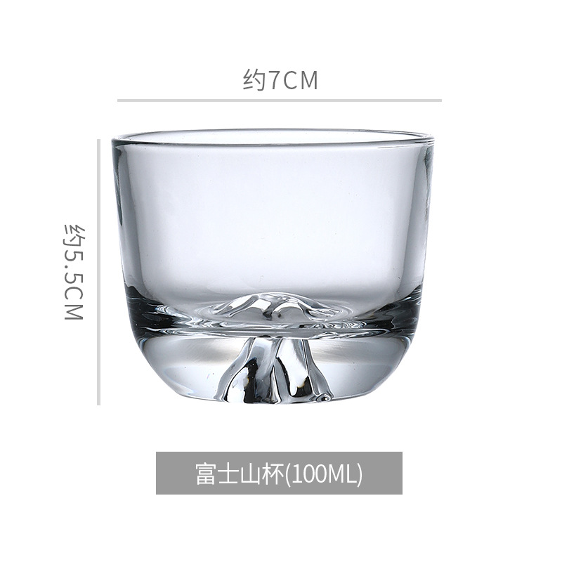 후지산 바닥 찻잔 [투명 바닥 100ml]