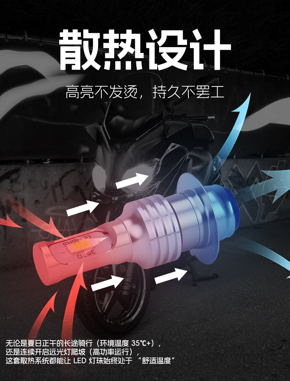 Cross-Border High-Brightness Motorcycle Electric Vehicle Led Paving Headlight H4 Ba20D P15D Yellow and White Two-Color Modified Car Light