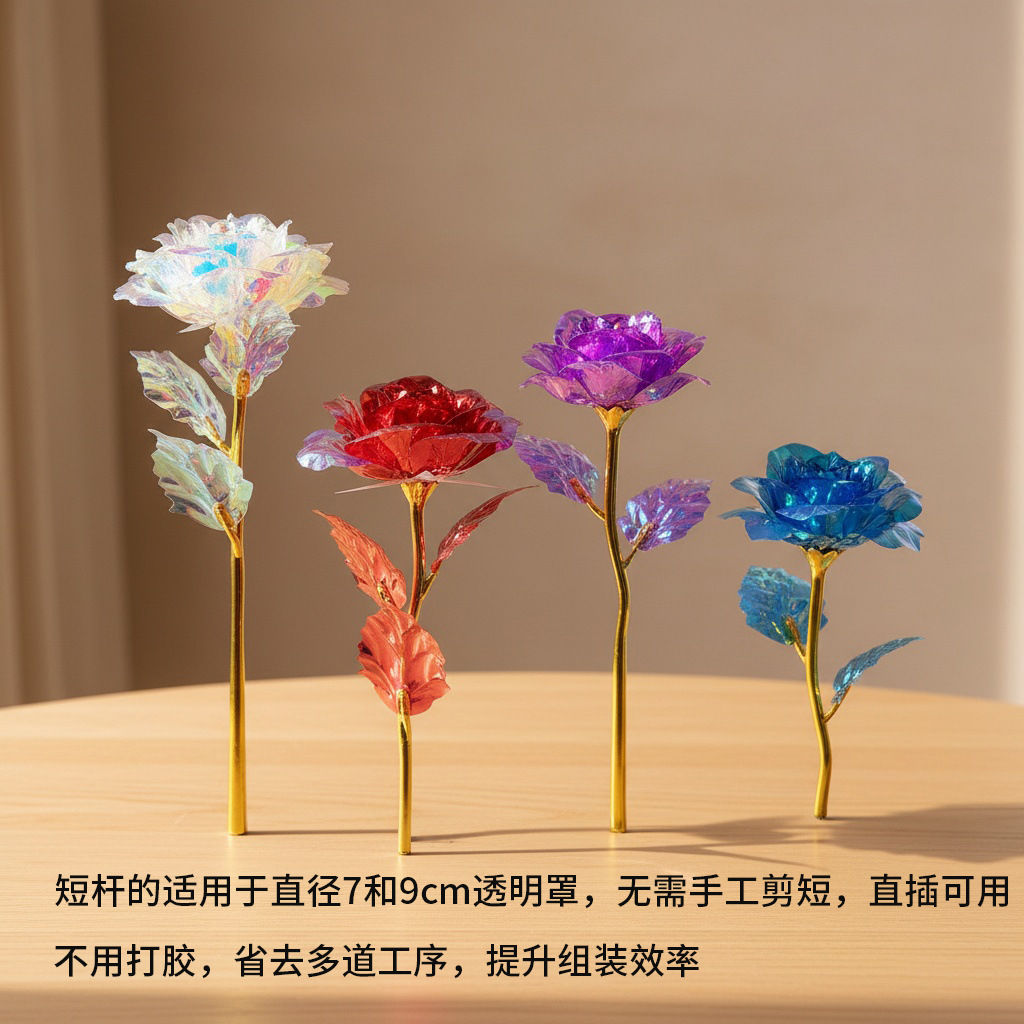 Jiao Yan flores eternas flores bonos de oro simulación del día de la madre creativo regalos del día de San Valentín regalos al por mayor transfronterizos